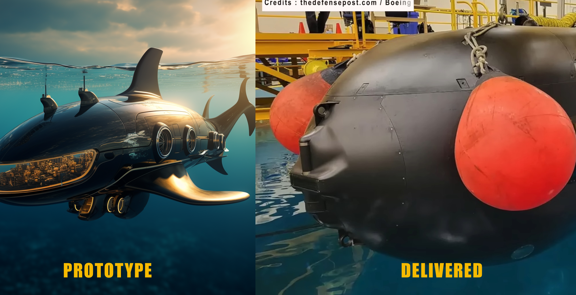 Boeing delivers a submarine drone: ORCA