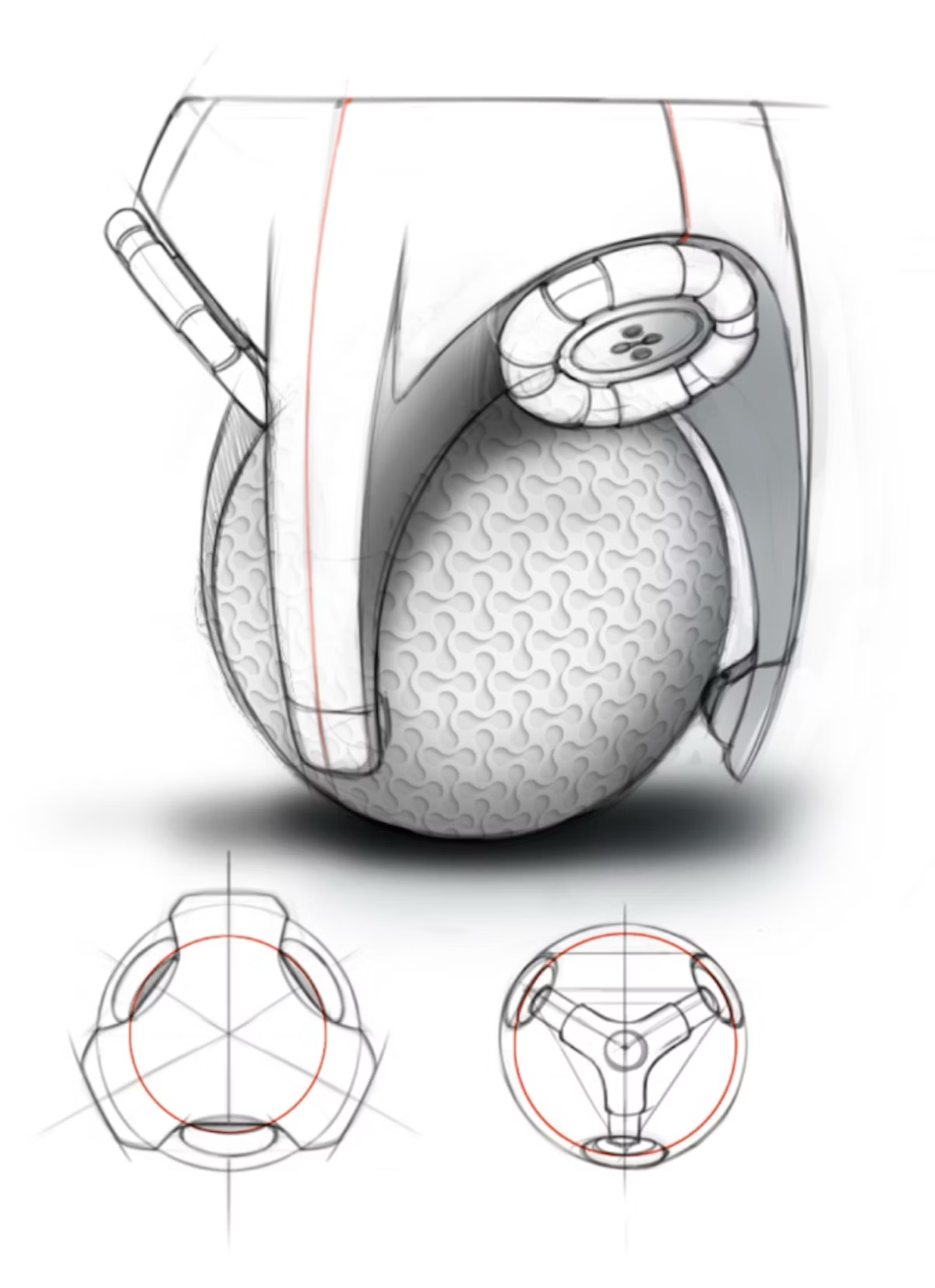 Mirokaï a bot on a self-balancing ball